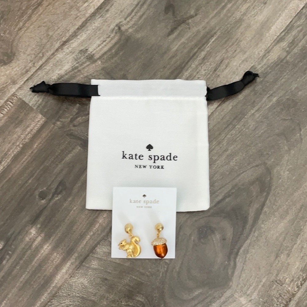 Kate Spade 🐿 Squirrel & Acorn Earrings - Picture 5 of 5